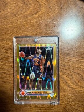 Topps White and Gold Brandon Miller All-American Card